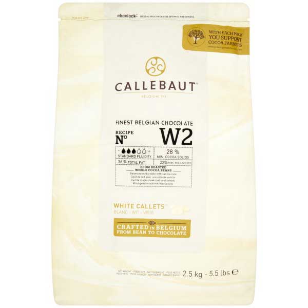 Callebaut - White Chocolate - W2 - 400g Callets