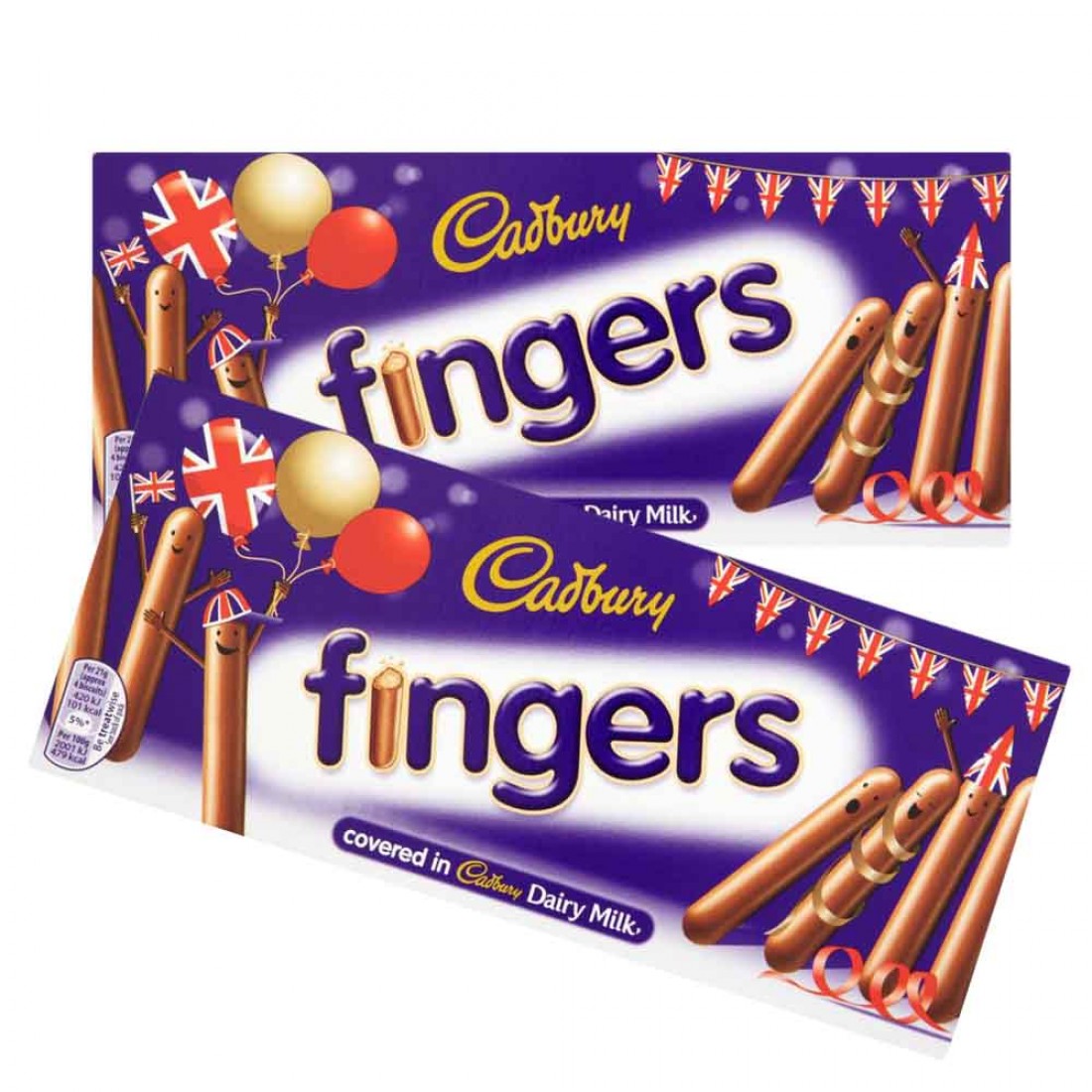 Cadbury Chocolate Fingers: 20-Piece Box - Planet Candy - Ireland's ...