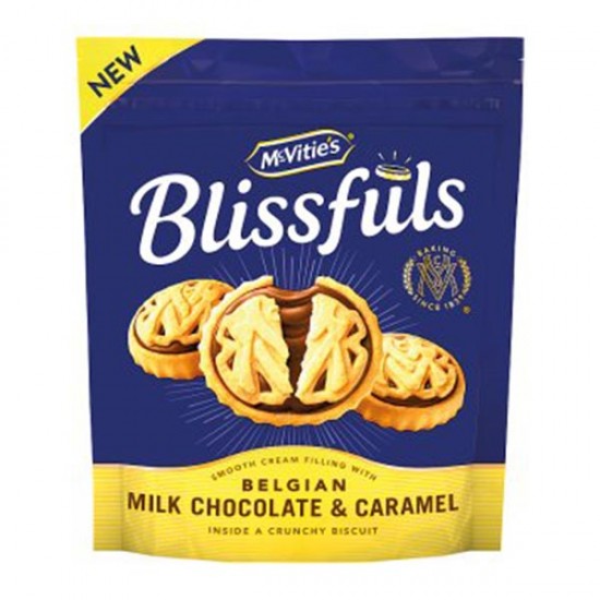 McVities Blissfuls Milk Chocolate & Caramel 6 x 117g