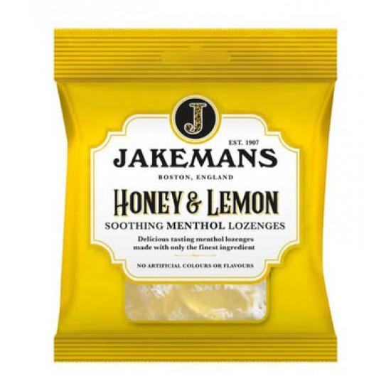 Jakeman's Honey & Lemon Soothing Menthol Lozenges 12 x 73g