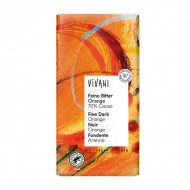 Vivani 70% Cacao Dark Chocolate & Orange Bar 10 x 100g