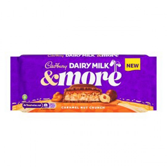 Cadbury Dairy Milk & More Caramel Nut Crunch 15 x 200g