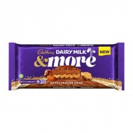 Cadbury Dairy Milk & More Nutty Praline Crisp 15 x 180g