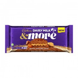 Cadbury Dairy Milk & More Nutty Praline Crisp 15 x 180g