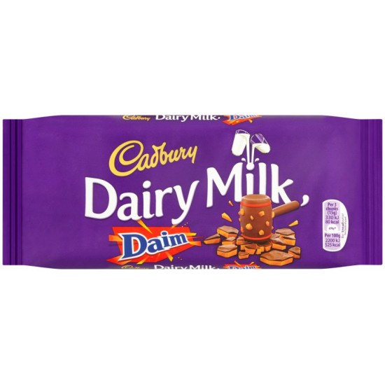 Cadbury Dairy Milk Daim 120g