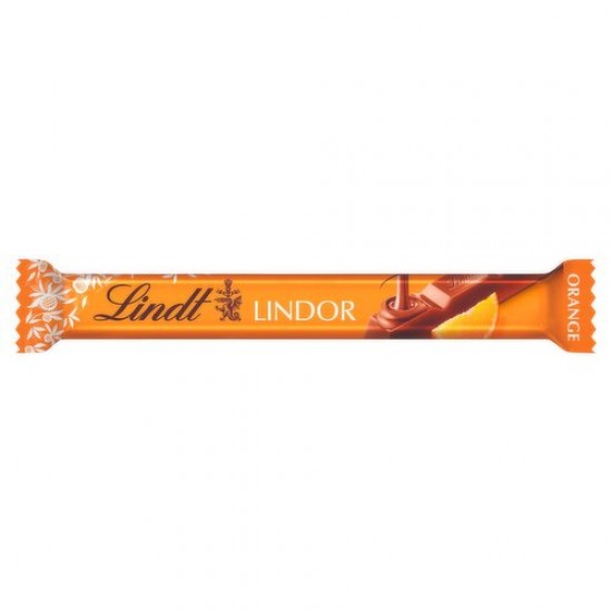 Lindt Lindor Orange Chocolate Bar 24 x 38g