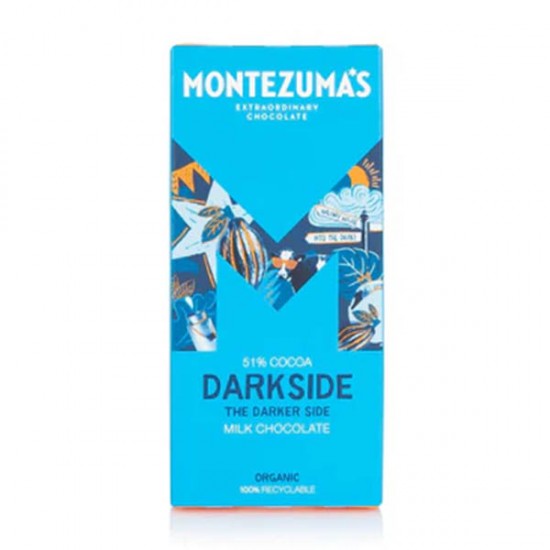 Montezuma's Darkside Milk Chocolate Bar 12 x 90g