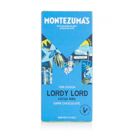 Montezuma's 70% Lordy Lord Dark Chocolate Bar 12 x 90g