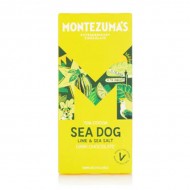 Montezuma's 'Sea Dog' Lime & Sea Salt Dark Chocolate Bar 12 x 90g