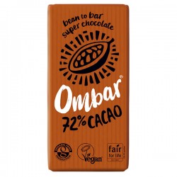 Ombar Dark 72% Raw Chocolate Bar 10 x 35g