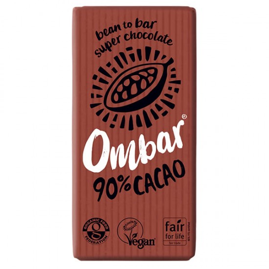 Ombar 90% Cacao Chocolate Bar 10 x 35g