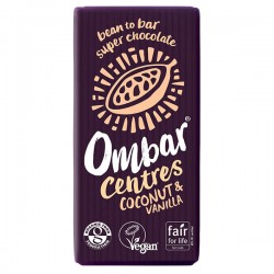 Ombar Coconut & Vanilla Centres Bar 10 x 35g