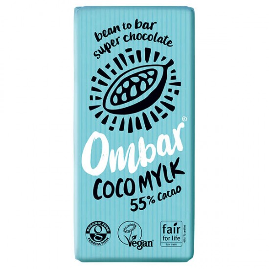 Ombar Coco Mylk 55% Cocoa Chocolate Bar 10 x 70g