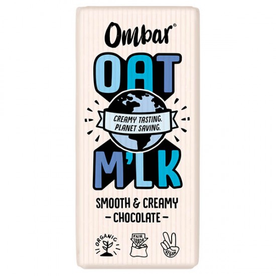 Ombar Oat M'lk Chocolate Bar 10 x 70g