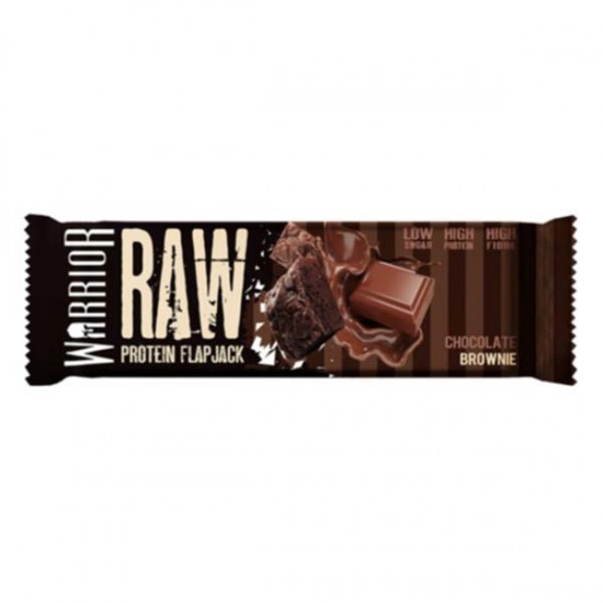 Warrior Raw Chocolate Brownie Flapjack 12 x 75g