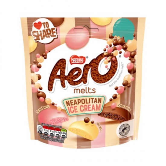 Aero Melts Neapolitan Ice Cream 8 x 86g