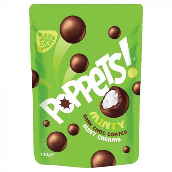 Poppets Dark Chocolate Mint Creams 9 x 130g