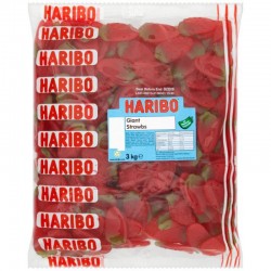 Haribo Giant Strawberries 3kg