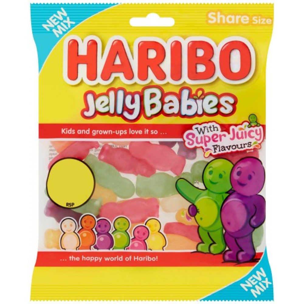 Haribo Jelly Babies 30 X 140g - Planet Candy - Ireland's Leading Online ...