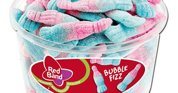 Red Band Bubble Fizz 100 Pieces - Planet Candy Online Sweet Shop