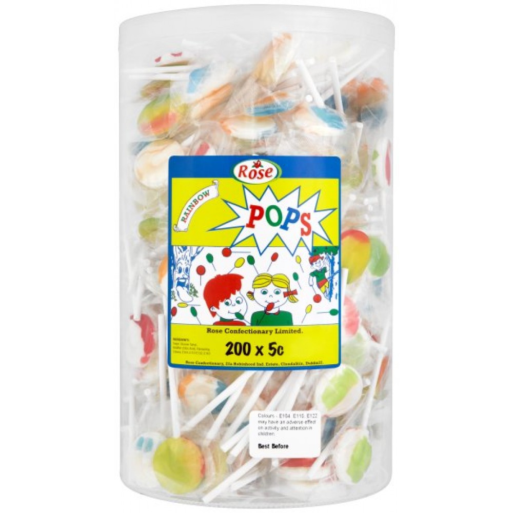 Rainbow Lollies: 150-Pieces - Planet Candy - Ireland's Leading Online ...