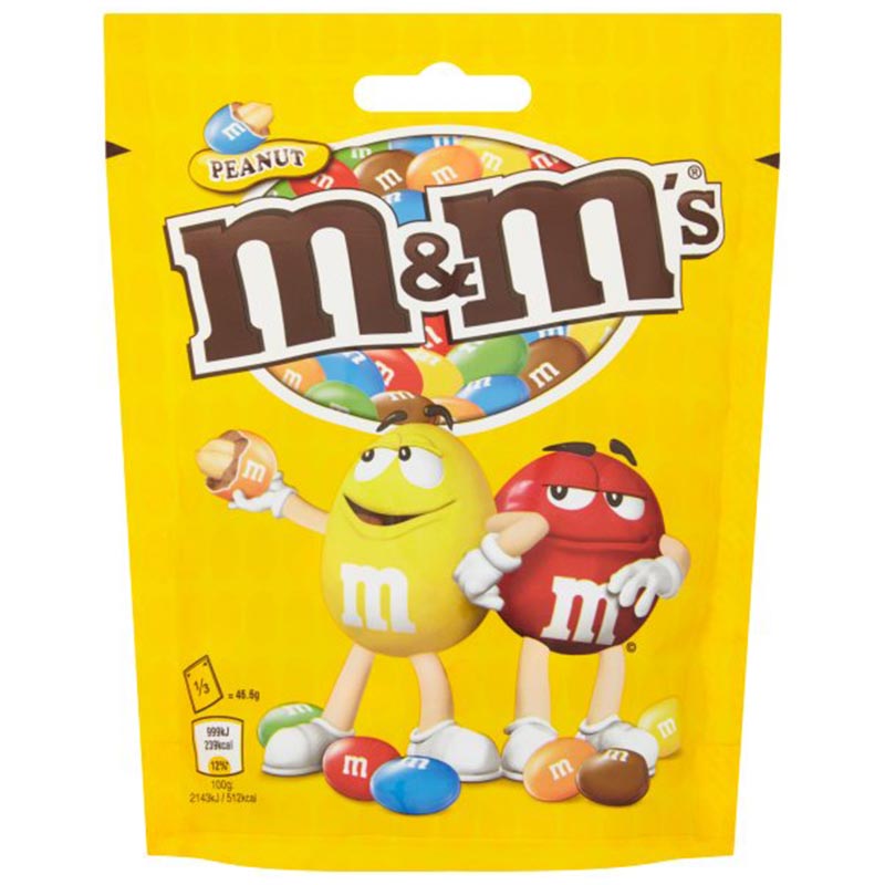 M&M's Peanut Chocolate Share Bags 125g