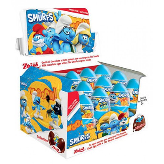 Zaini Smurfs Surprise Egg 24 x 20g