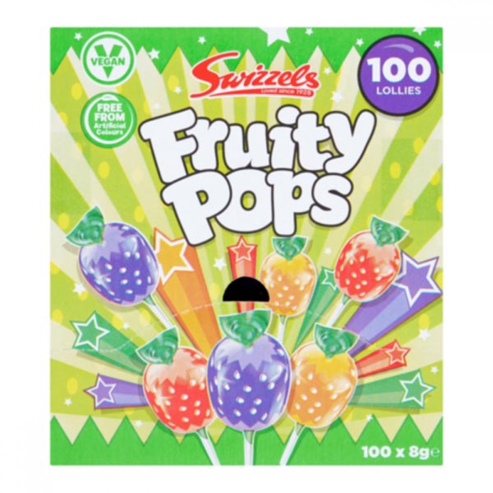 Swizzels Matlow Fruity Pops 100 X 8g Planet Candy Irelands Leading Online Sweet Shop 9524