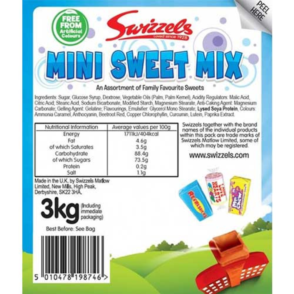 Swizzels Mini Sweet Mix 3kg Planet Candy Irelands Leading Online Sweet Shop 5389