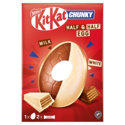 Kit Kat Chunky White & Milk Easter Egg 230g