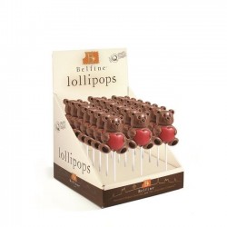 Chocolate Love Bear Lolly 24 x 30g