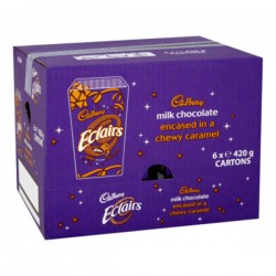 Cadbury Eclairs Carton 6 x 420g