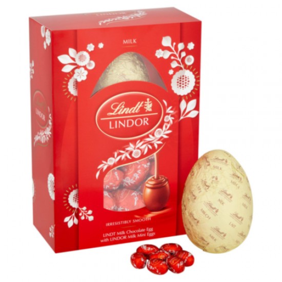 Lindt Lindor Milk Chocolate Easter Egg 183g