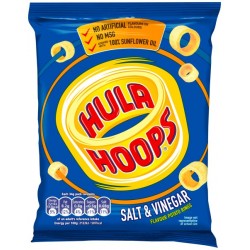 Hula Hoops Salt & Vinegar 32 x 34g