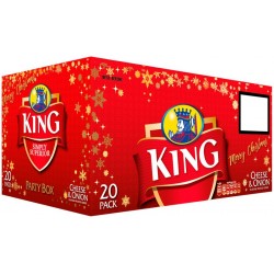 King Cheese & Onion Crisps Party Box 450g