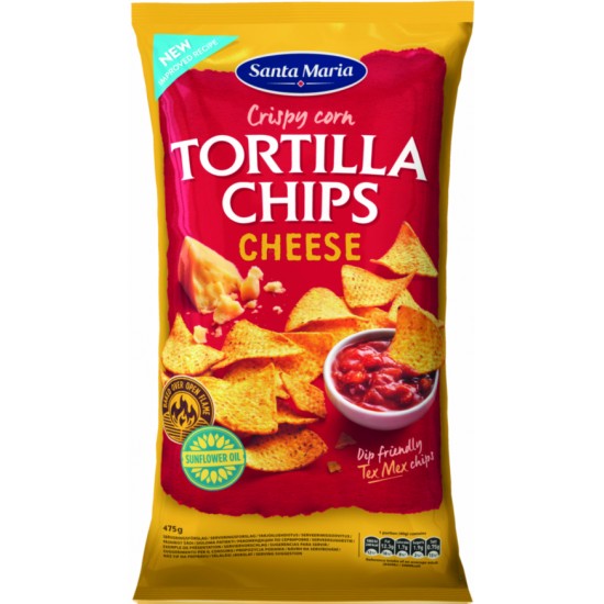 Santa Maria Cheese Tortilla Chips 12 x 475g