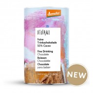 Vivani 50% Cacao Fine Drinking Chocolate 8 x 300g