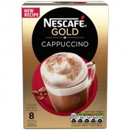 Nescafe Gold Cappuccino 8 Pack x 6