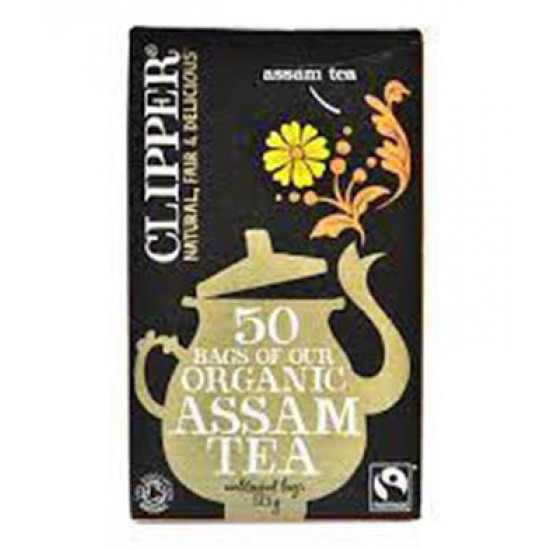 Clipper Organic Assam Teabags 50 Bags x 6