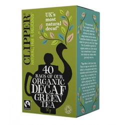 Clipper Organic Green Tea Decaf 40 Bags x 6