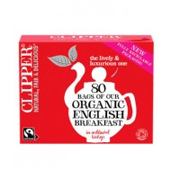 Clipper Organic English Breakfast Tea 80 Bags x 4