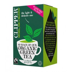 Clipper Organic Green Tea 40 Bags x 6