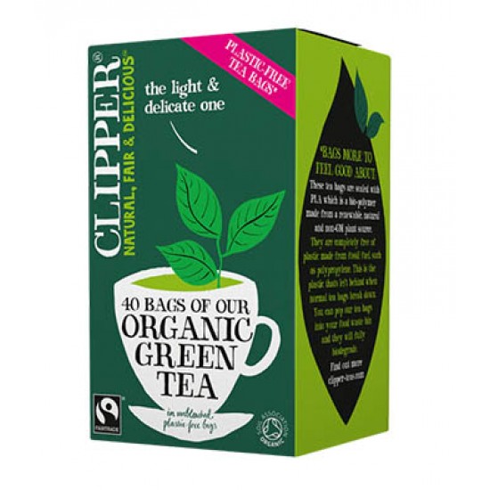 Clipper Organic Green Tea 40 Bags x 6