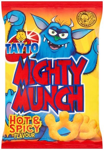 Tayto Mighty Munch Box of 50 x 31g Planet Candy